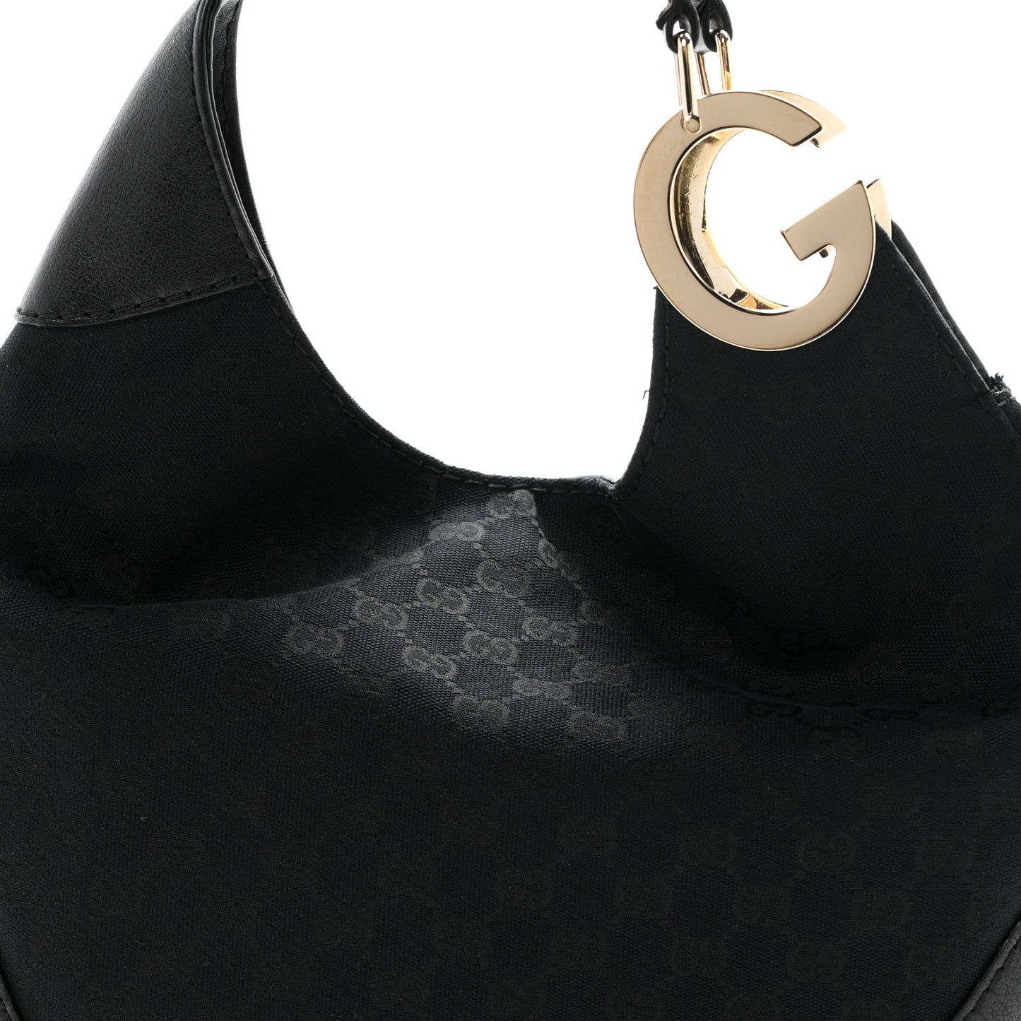 Monogram Medium Charlotte Hobo Black