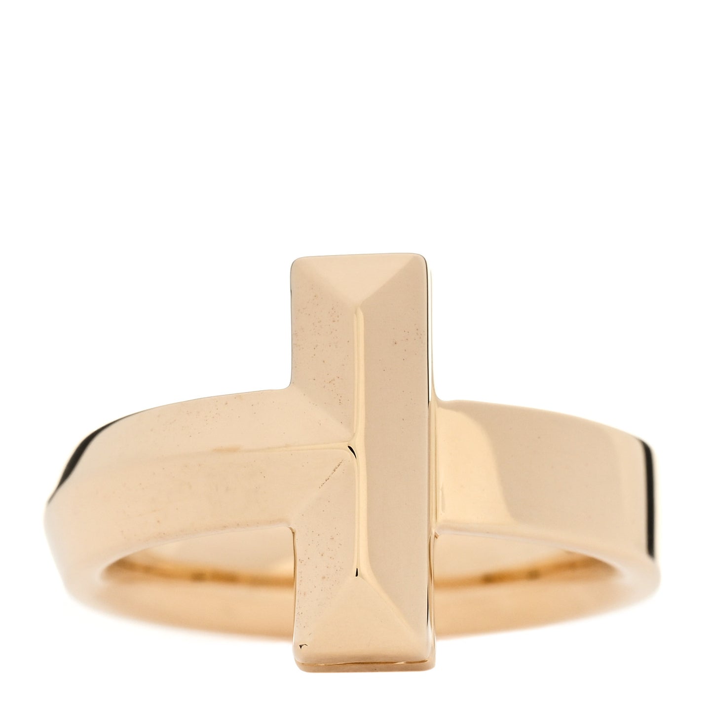 18K Yellow Gold 4.5mm T T1 Ring 49 4.75