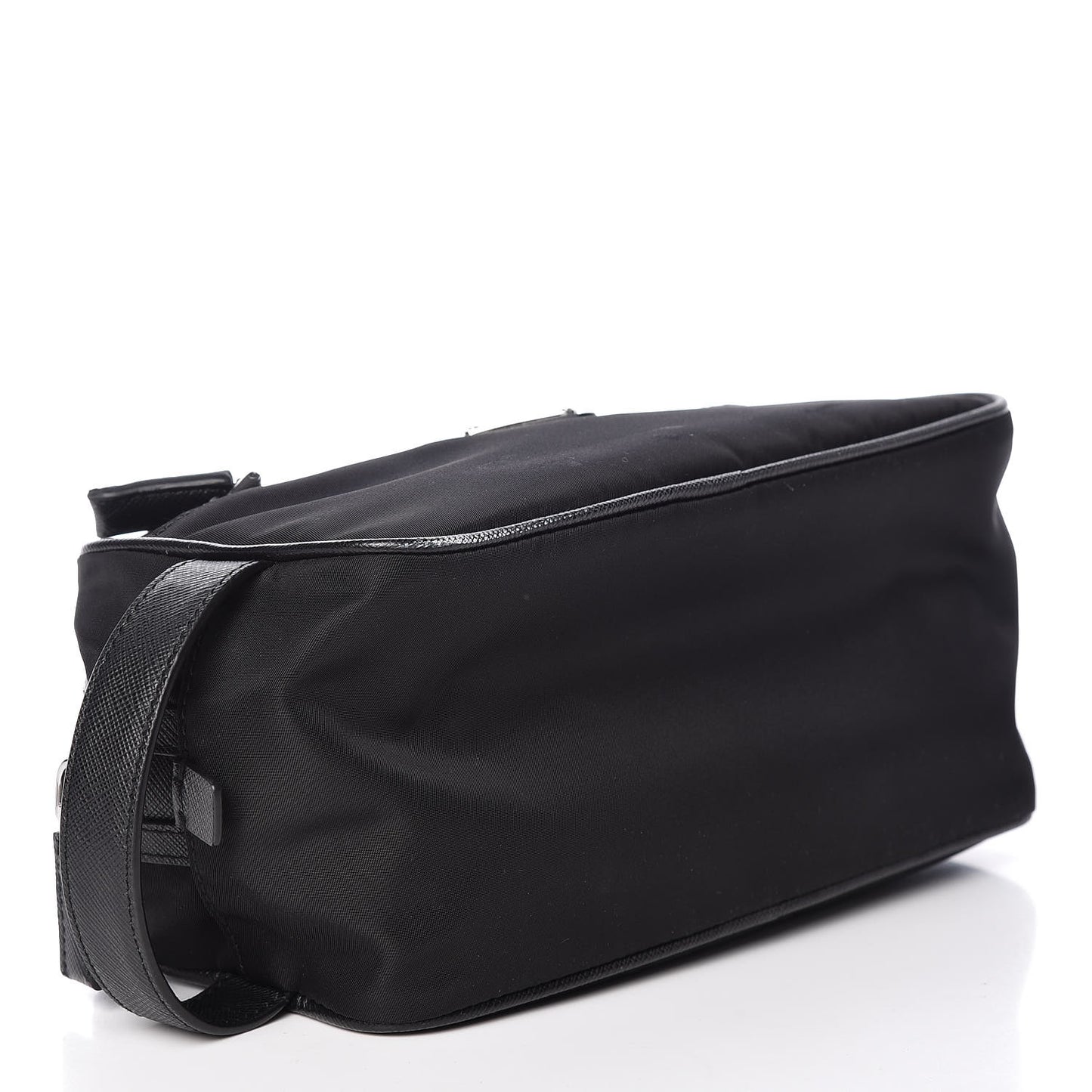 Tessuto Nylon Saffiano Toiletry Case Black