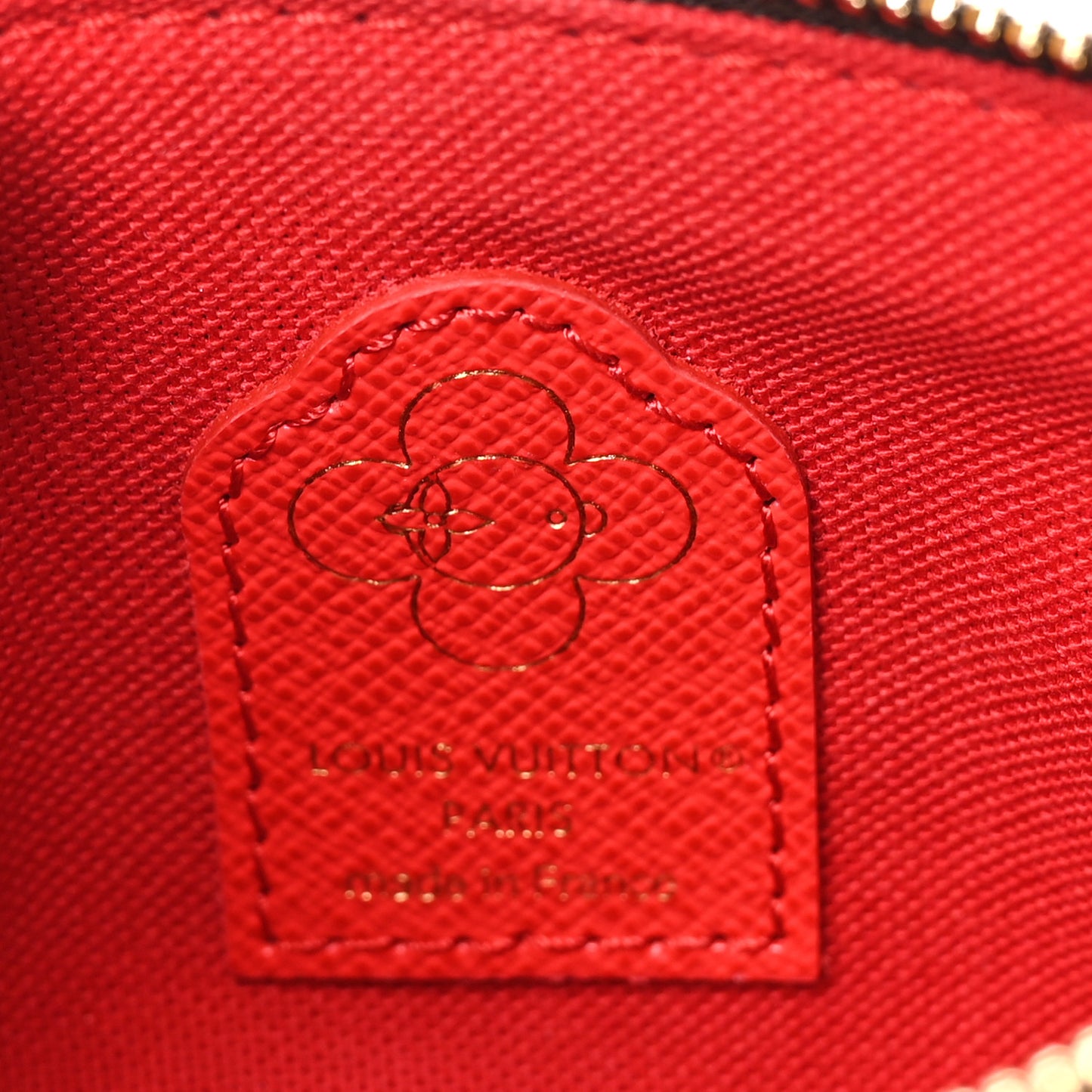 Monogram 2024 Christmas Animation Candy Factory Mini Pochette Accessories Candy Red
