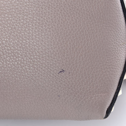 Valentino Garavani Pebbled Calfskin Rockstud Single Handle Flap Bag Poudre 10 of 10