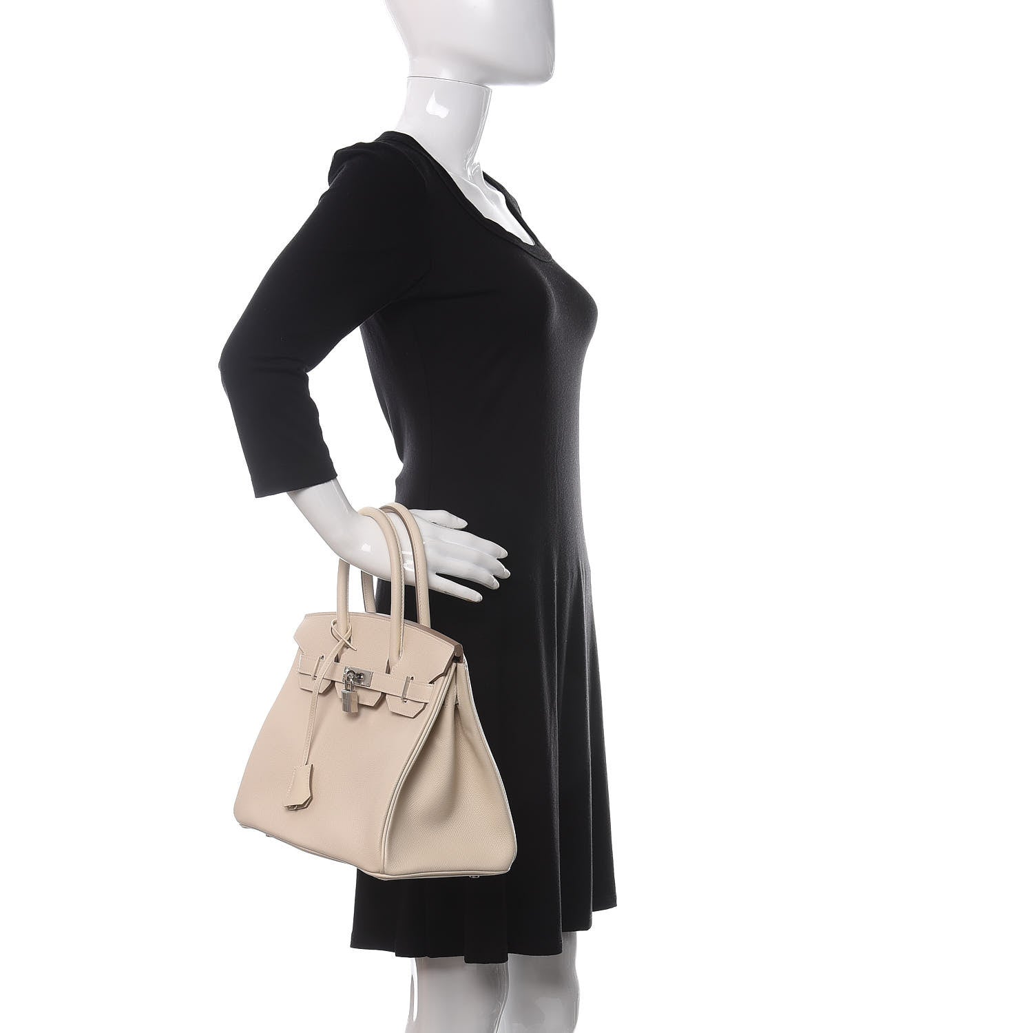 Hermes Epsom Birkin 30 Craie 2 of 11