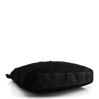 Gucci Velvet Large Jackie 1961 Shoulder Bag Black Black 4 of 10