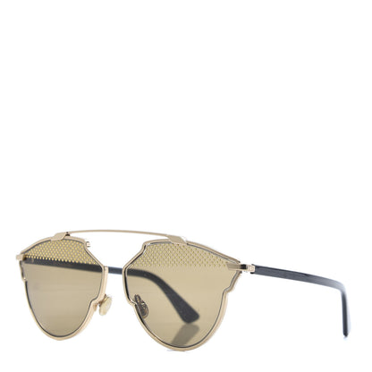 Christian Dior Studded So Real Sunglasses Gold 1 of 7