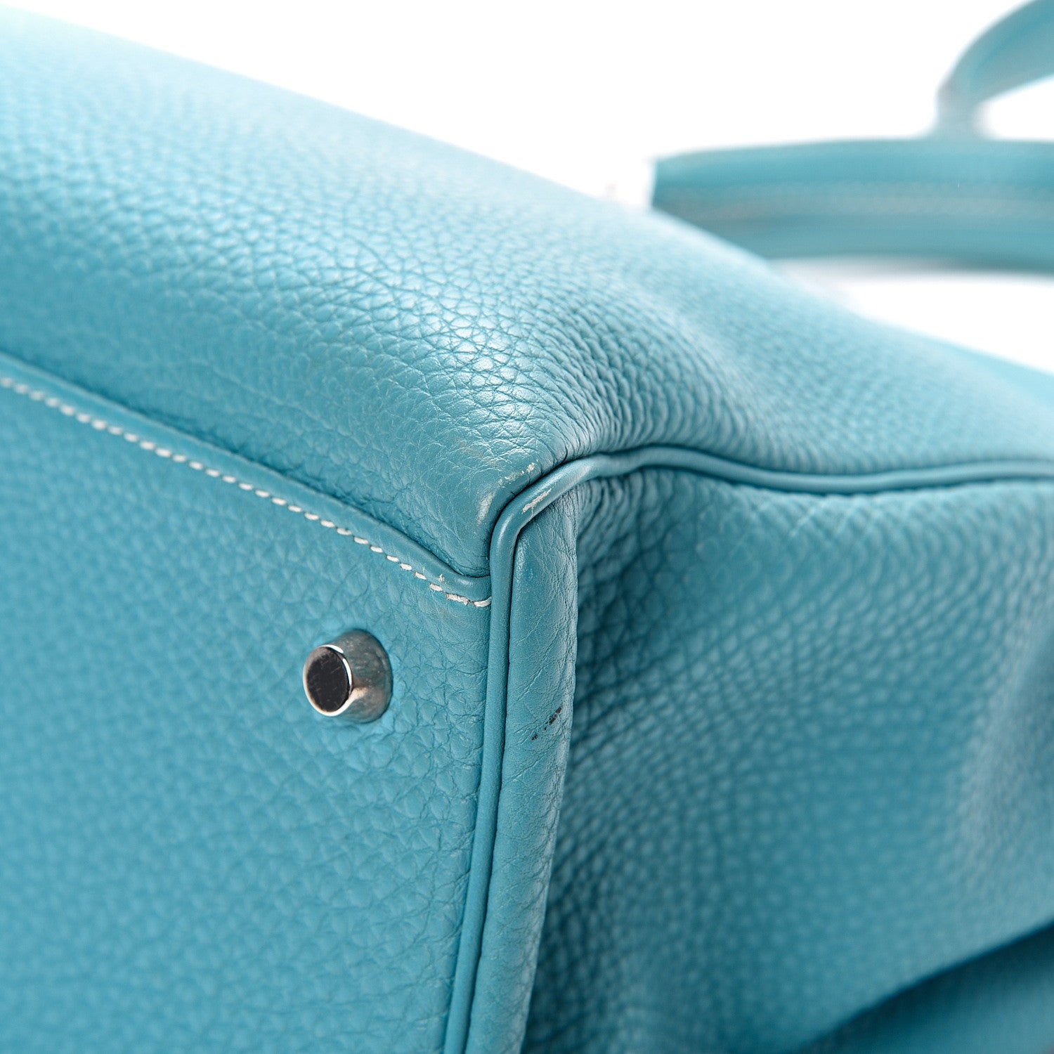 Hermes Togo Kelly Retourne 35 Blue Jean 10 of 17