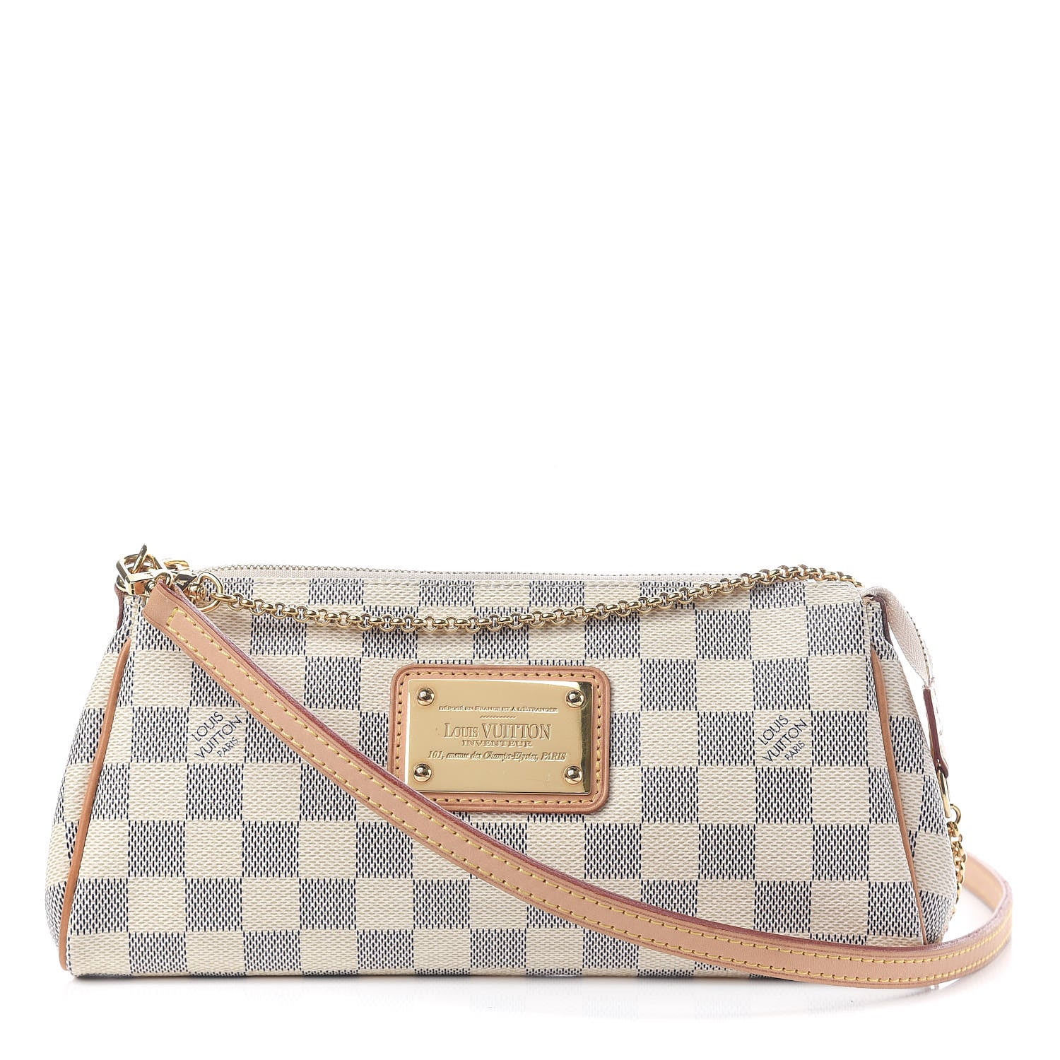 Louis Vuitton Damier Azur Eva Clutch 1 of 9