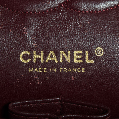 Chanel Lambskin Medium Double Flap Navy Blue 8 of 9