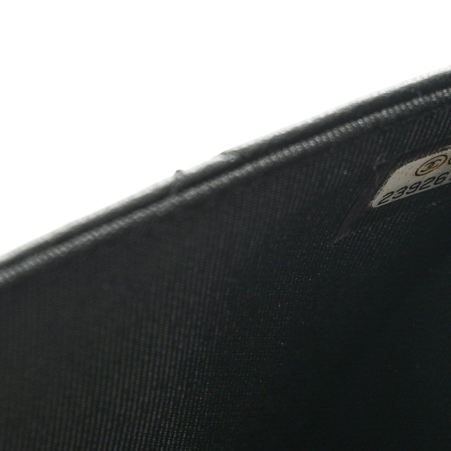 Lambskin Quilted Wallet On Chain WOC Black