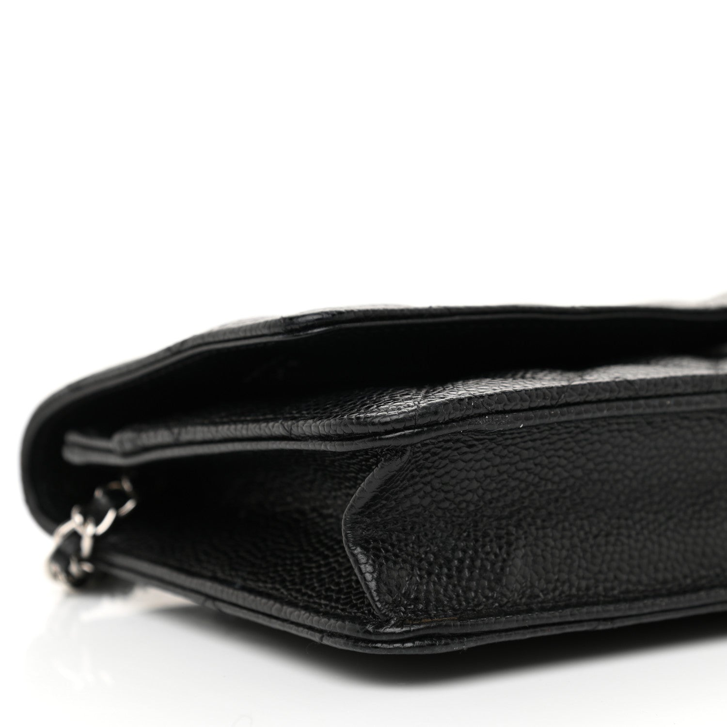 Chanel Caviar Quilted Wallet On Chain WOC Black 10 of 11
