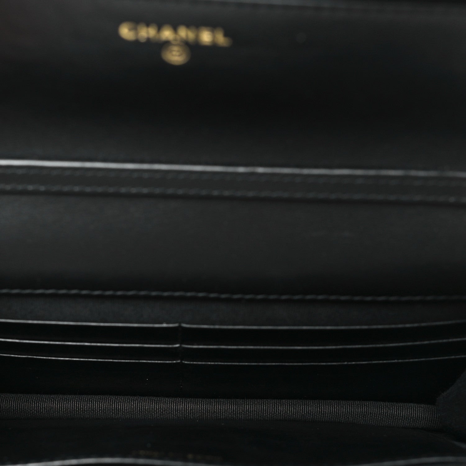 Chanel Caviar Quilted Camellia Wallet On Chain WOC Black 5 of 12