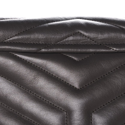 Saint Laurent Calfskin Y Quilted Monogram Small Loulou Chain Satchel Earth 17 of 20
