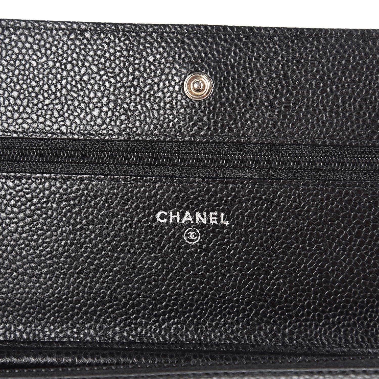 Chanel Caviar Quilted Wallet On Chain WOC Black 8 of 9