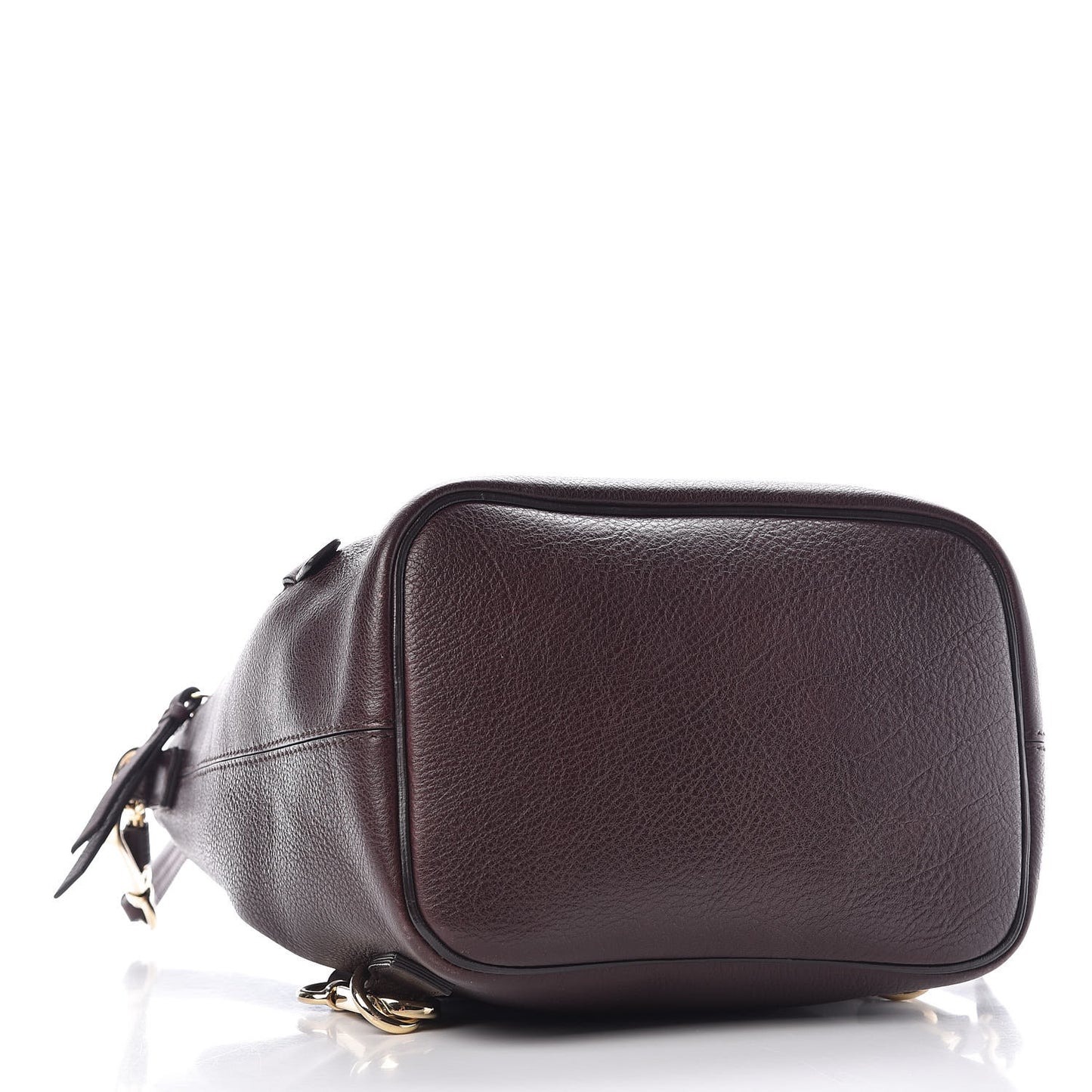 Suede Calfskin Small Faye Backpack Carbon Brown