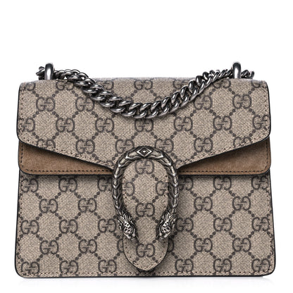 Gucci GG Supreme Monogram Mini Dionysus Shoulder Bag Taupe 1 of 11