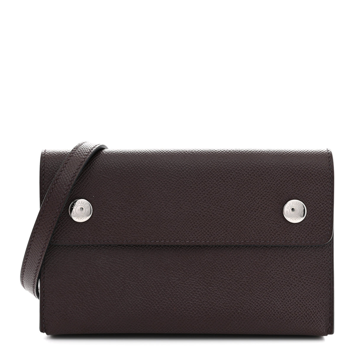 Epsom Hermesnap Wallet Rouge Sellier