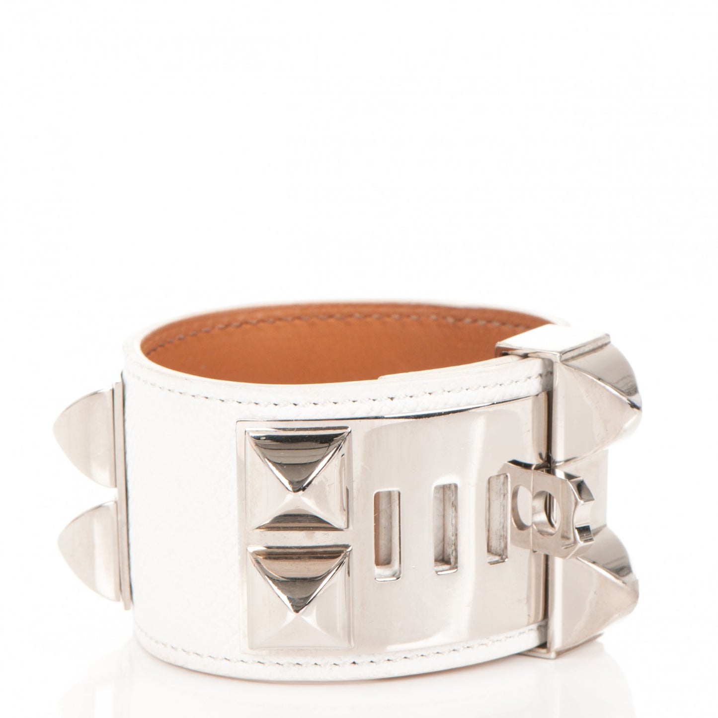 Epsom Collier de Chien CDC Bracelet S White