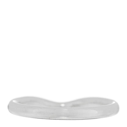 Tiffany Sterling Silver Elsa Peretti Curved Band Ring 54 7 3 of 4