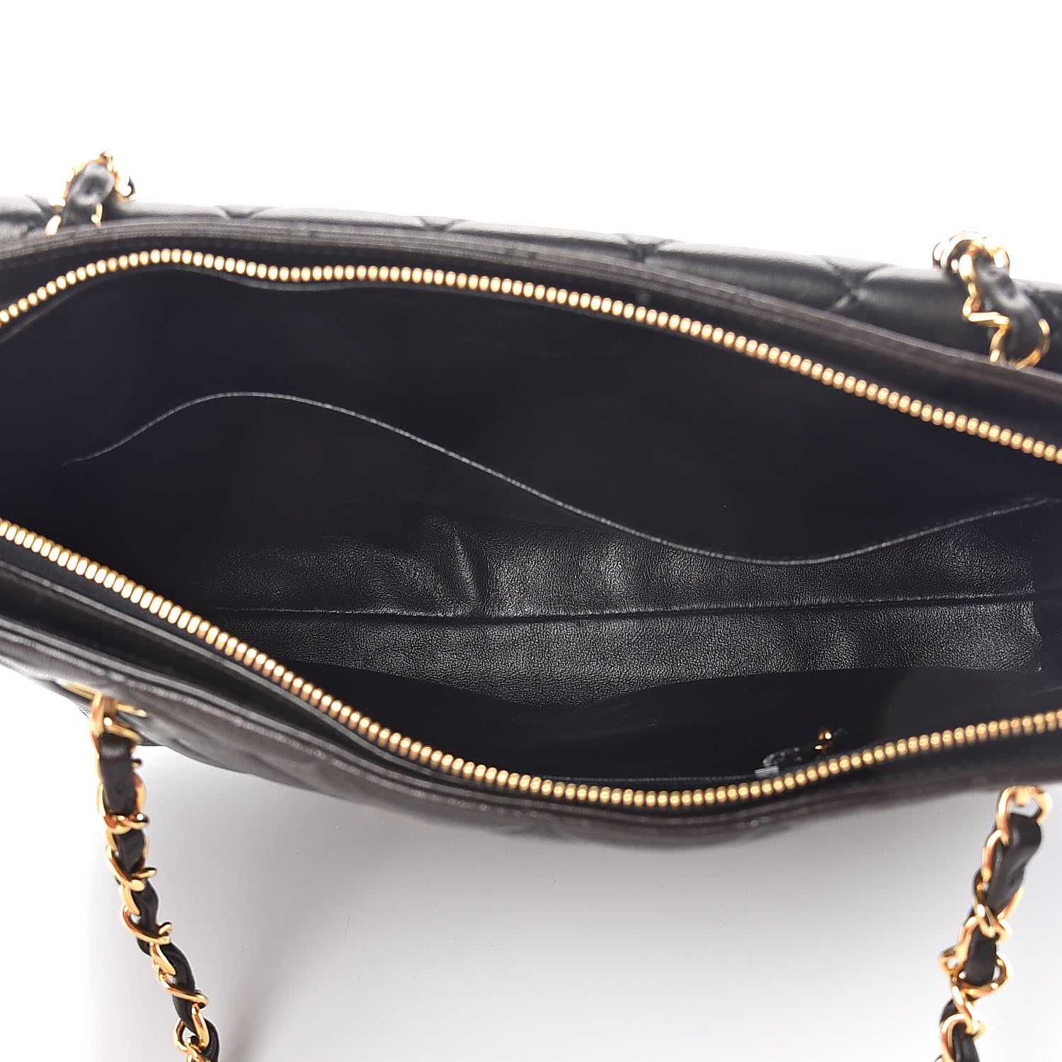 Chanel Lambskin Quilted Shoulder Bag Black 5 of 16