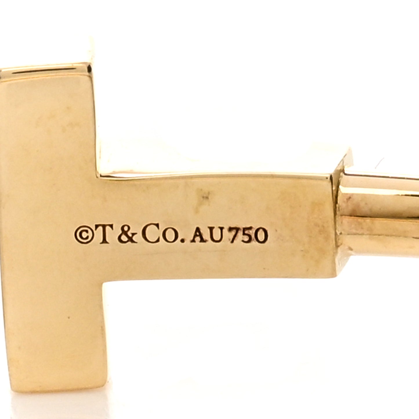 18K Yellow Gold T Wire Bracelet