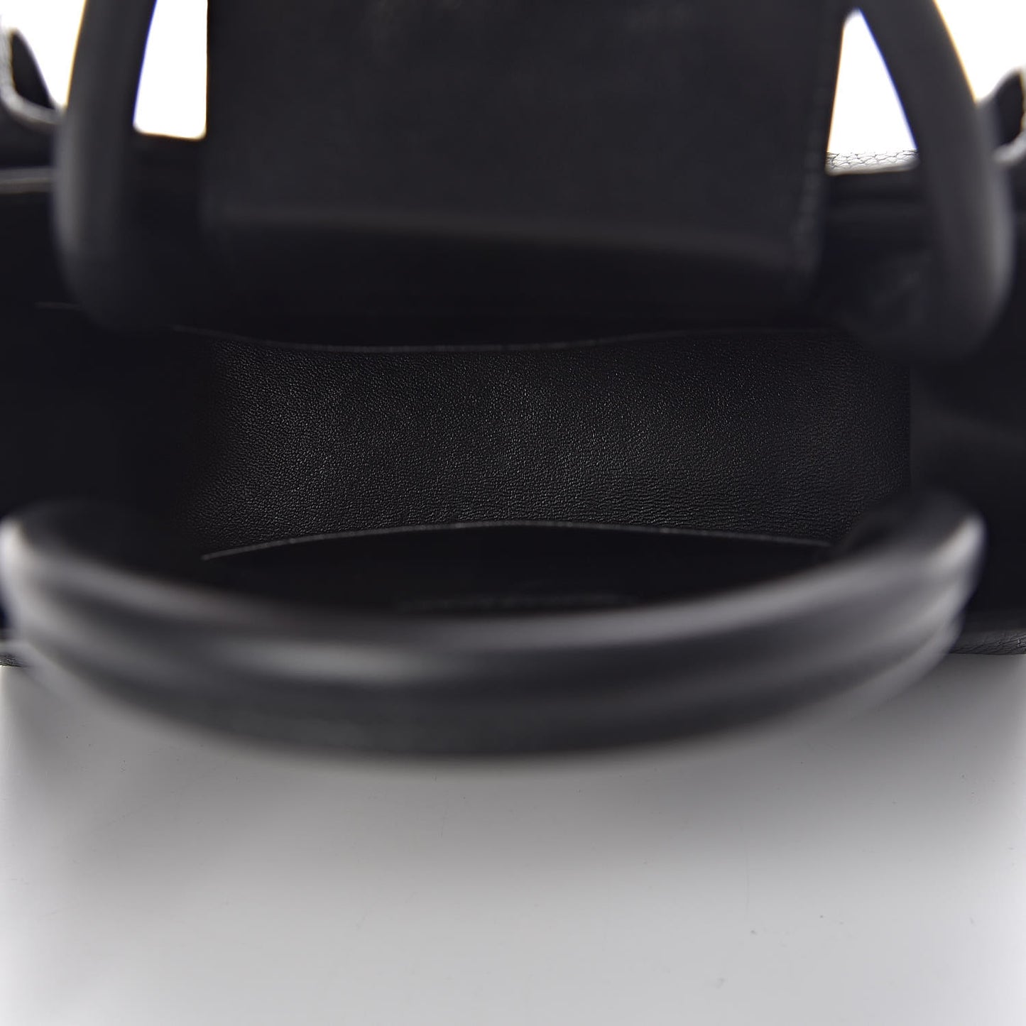 Grained Calfskin Mini Diorever Flap Black