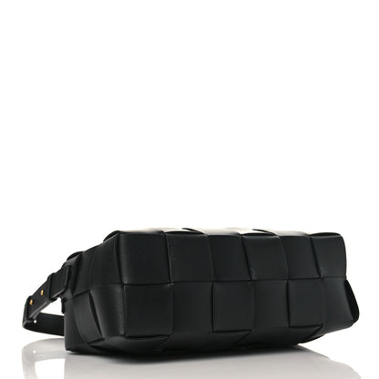 Bottega Veneta Lambskin Maxi Intrecciato Brick Cassette Bag Black 4 of 9