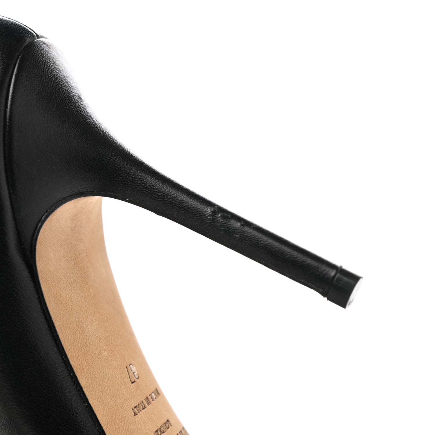 Jimmy Choo Calfskin Studded Love 85 Pumps 37 Black 8 of 9