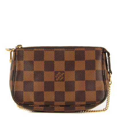 Louis Vuitton Damier Ebene Mini Pochette Accessories 1 of 7