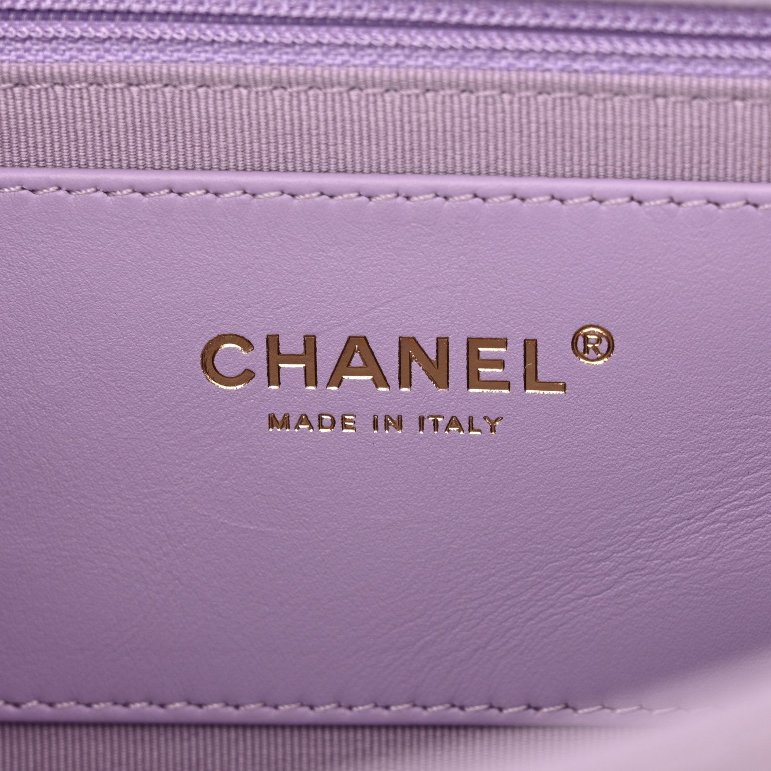 Chanel Caviar Quilted Dual Handle Chain Flap Bag Light Purple 6 of 10