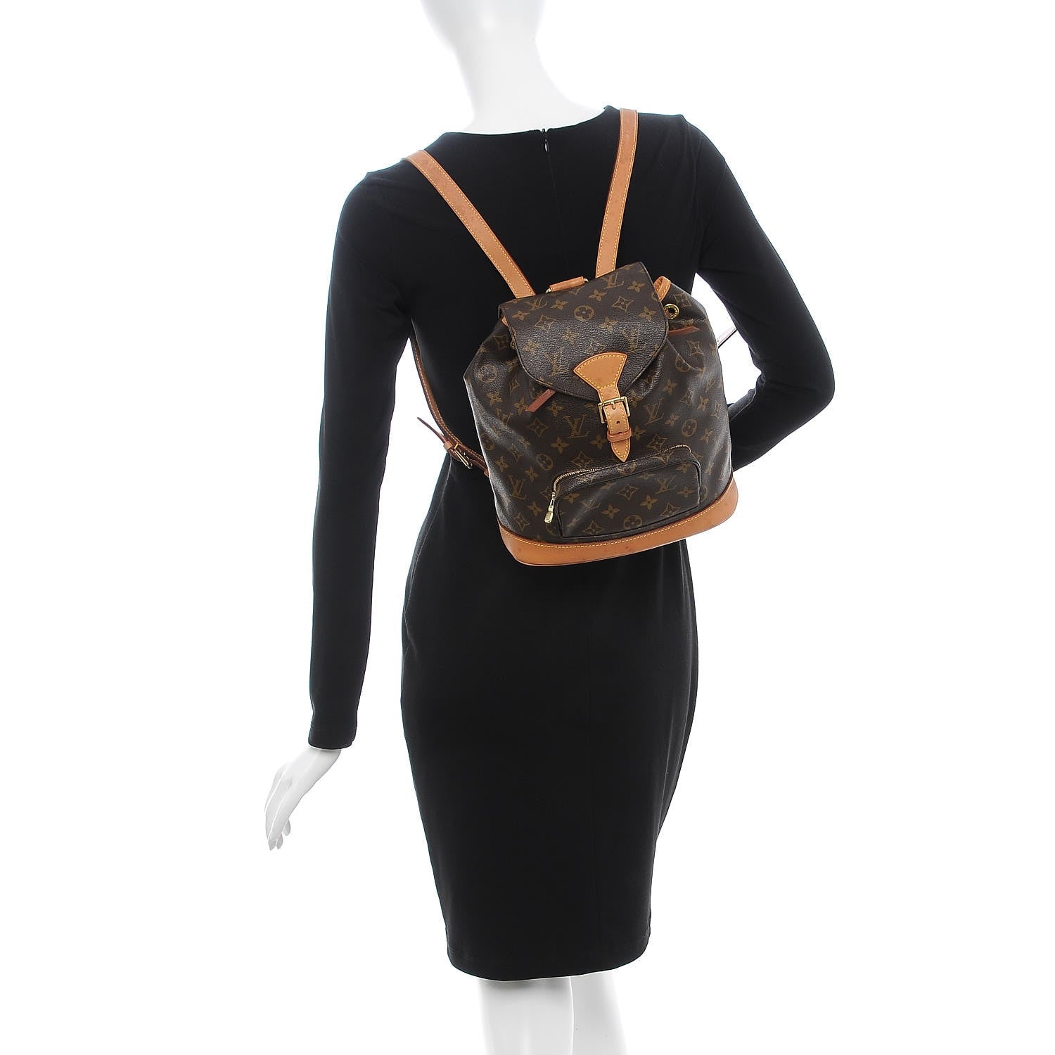 Louis Vuitton Monogram Montsouris MM Backpack 2 of 12