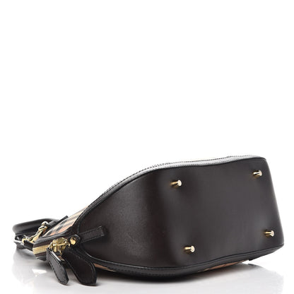Burberry Haymarket Check Small Orchard Bowling Bag Chocolate 5 of 12