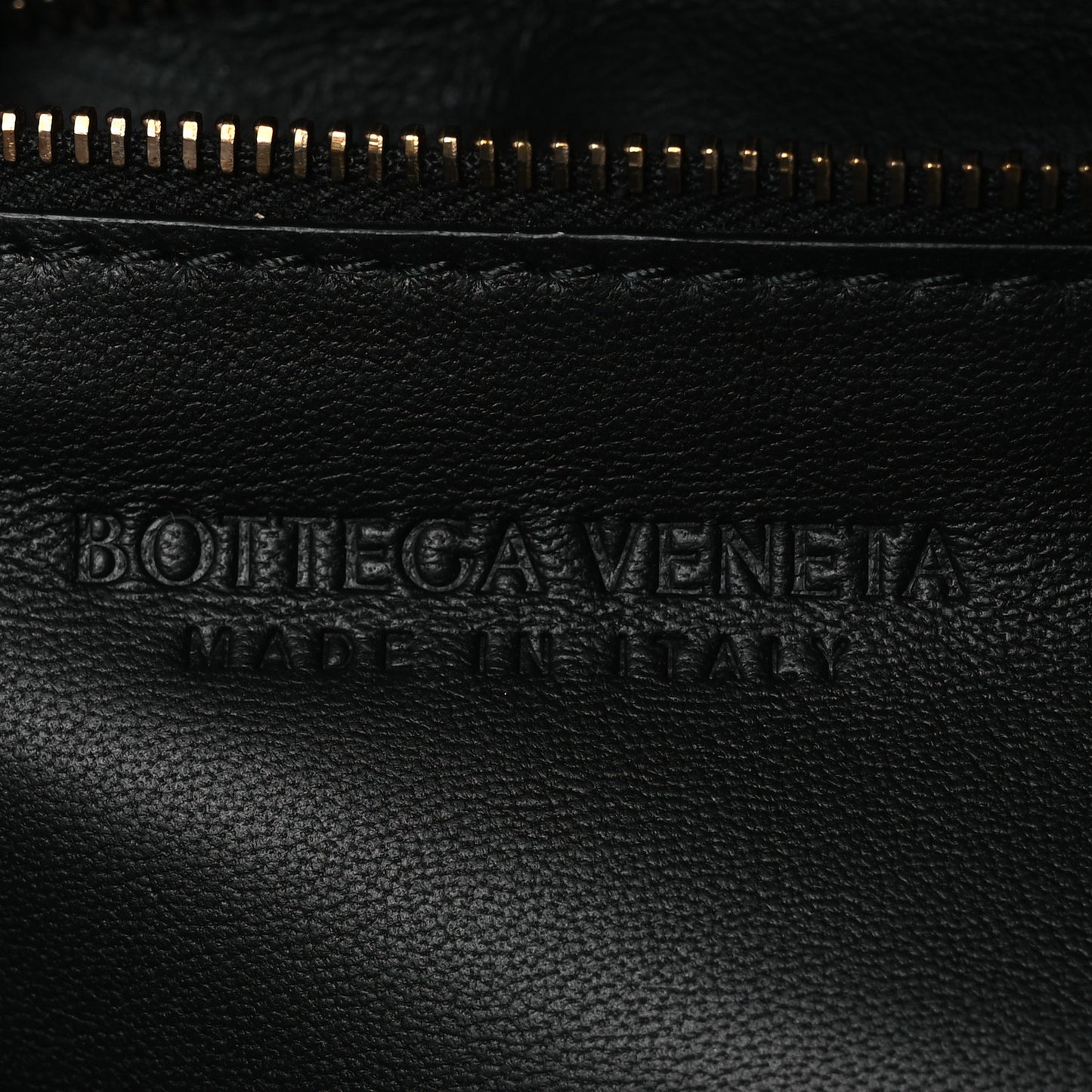 Lambskin Maxi Intrecciato Brick Cassette Bag Black
