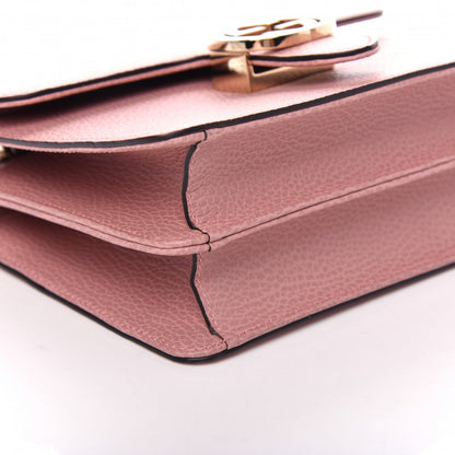 Gucci Dollar Calfskin Small Interlocking G Shoulder Bag Soft Pink 8 of 9