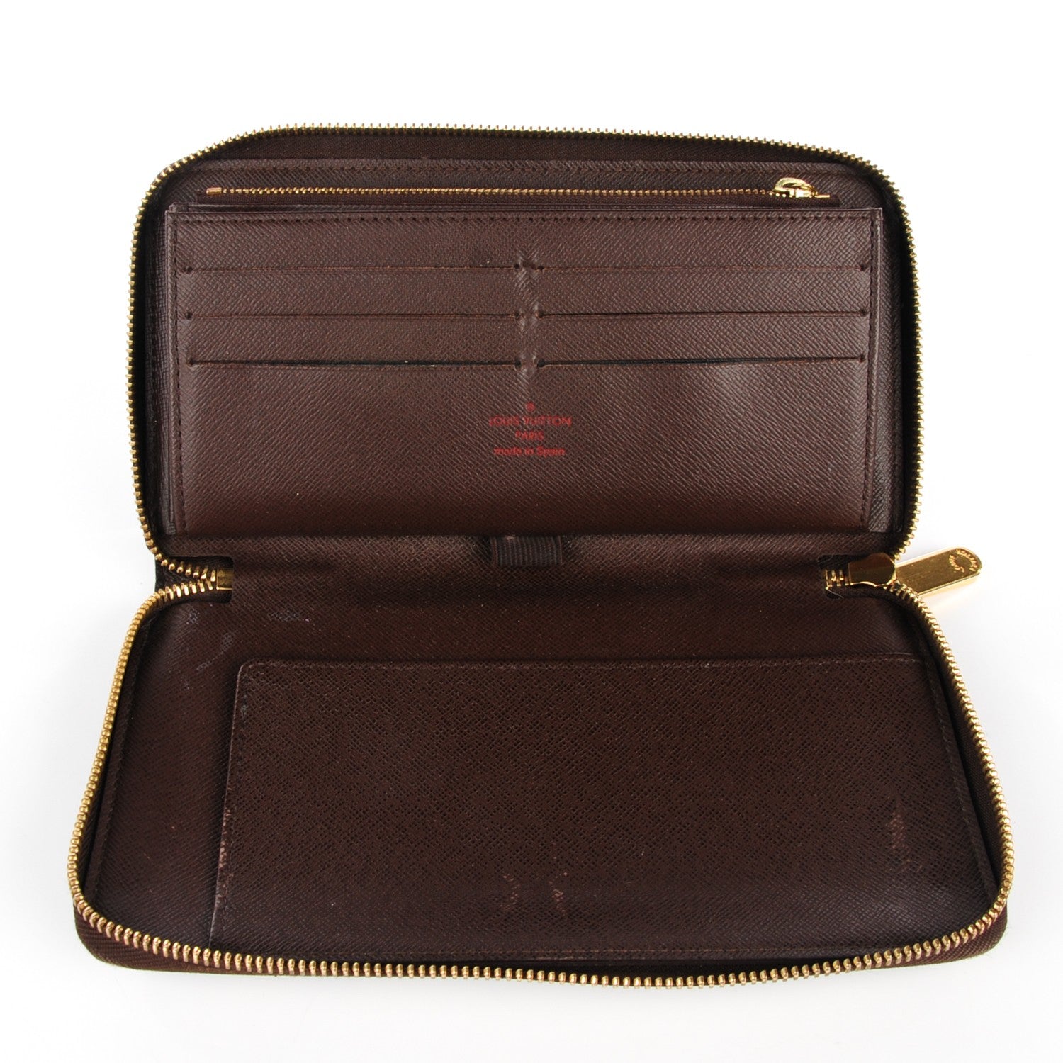 Louis Vuitton Damier Ebene Zippy Organizer Wallet 5 of 8