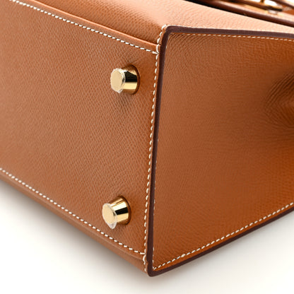 Hermes Epsom Kelly Sellier 25 Gold 10 of 10