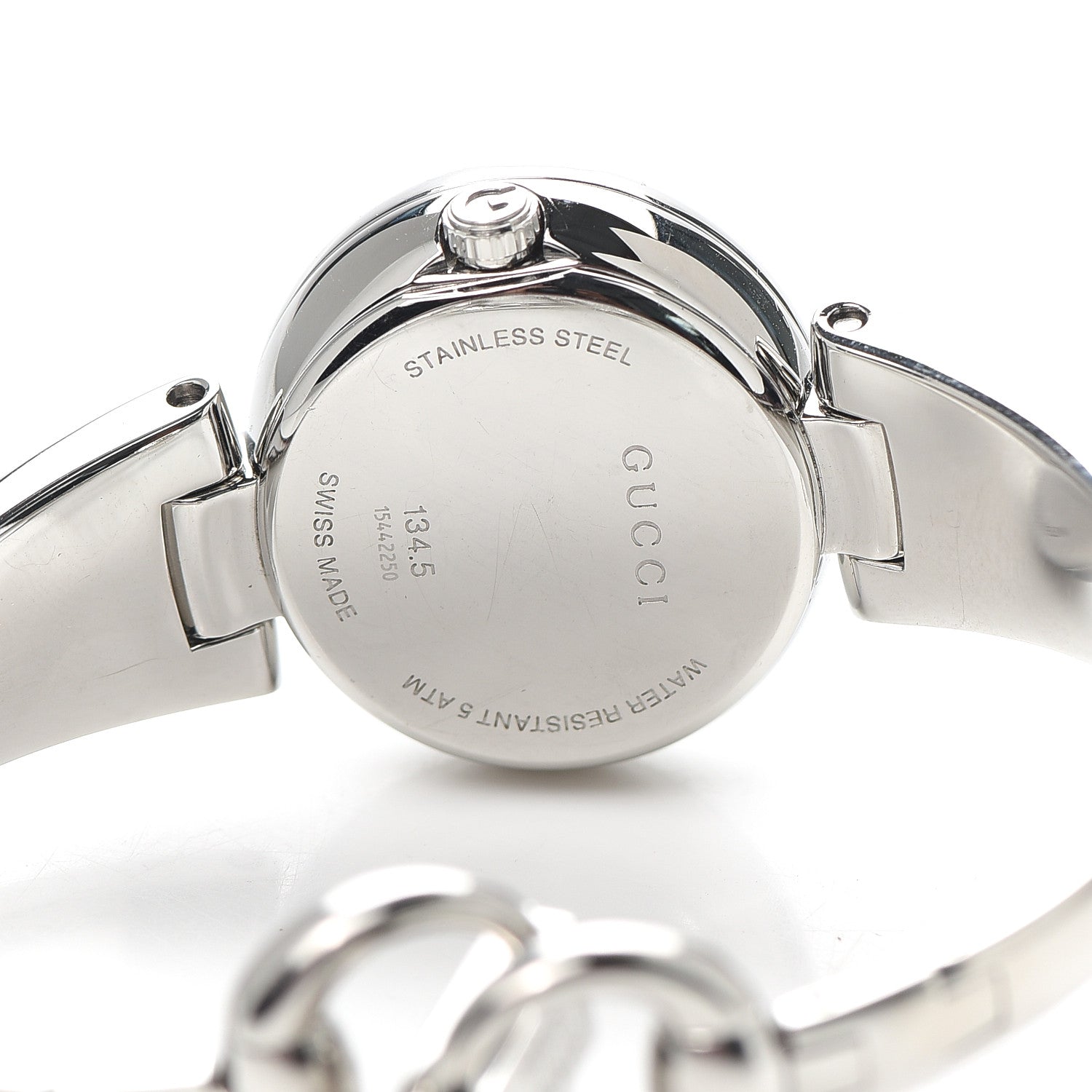 Gucci Stainless Steel Mother of Pearl 27mm Guccissima Quartz Watch 4 of 5