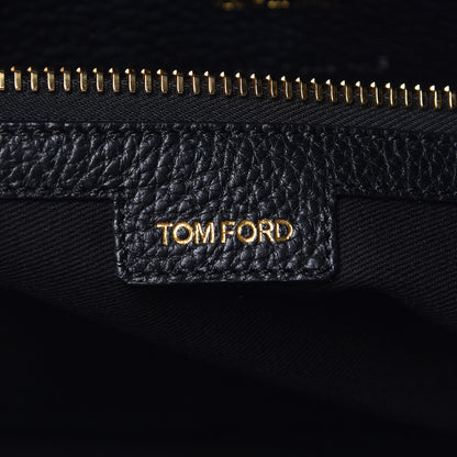 Tom Ford Calfskin Buckley Briefcase Black 6 of 10