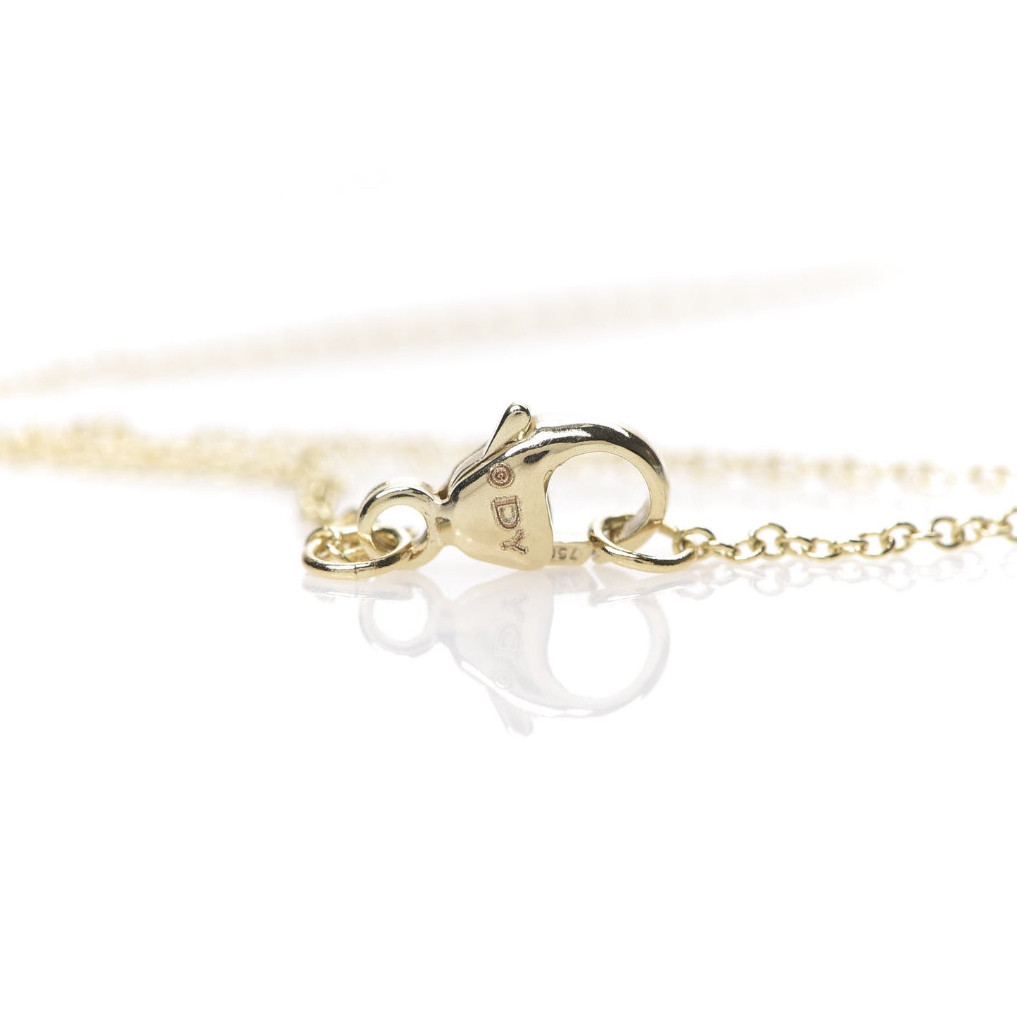 18K Yellow Gold Diamond Cable Collectibles Pave Charm Pendant Necklace