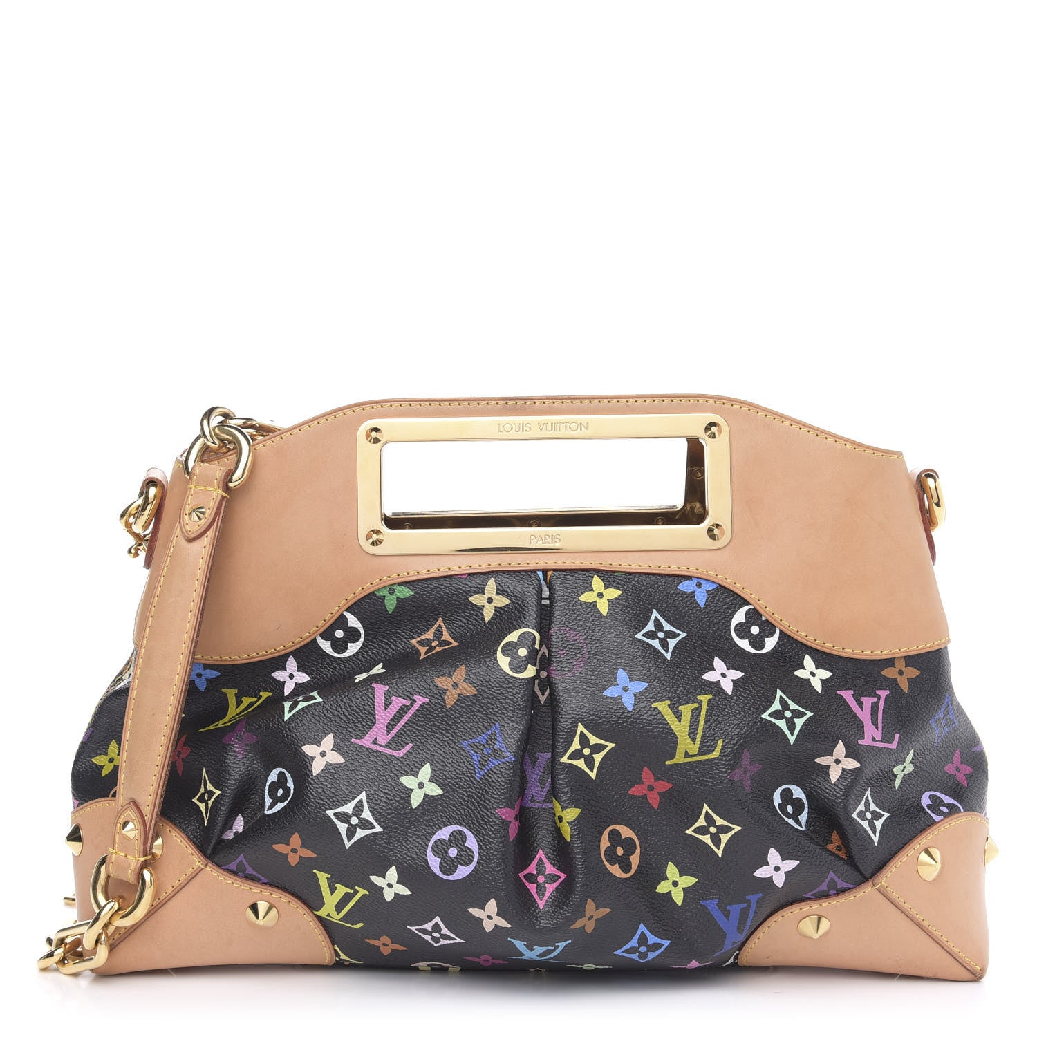 Louis Vuitton Monogram Multicolor Judy MM Black 1 of 12