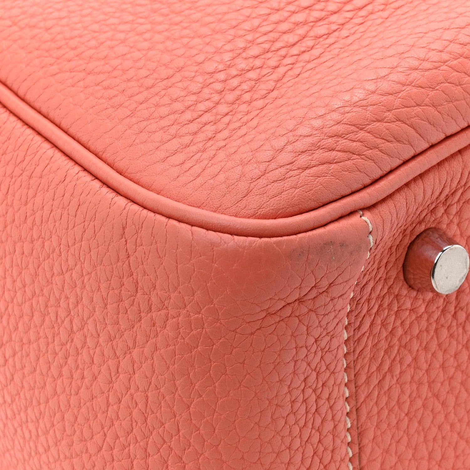 Hermes Taurillon Clemence Lindy 30 Crevette 10 of 13