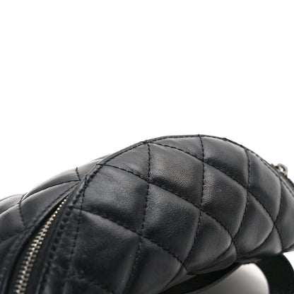 Chanel Calfskin Quilted Waist Belt Bag Black 11 of 16