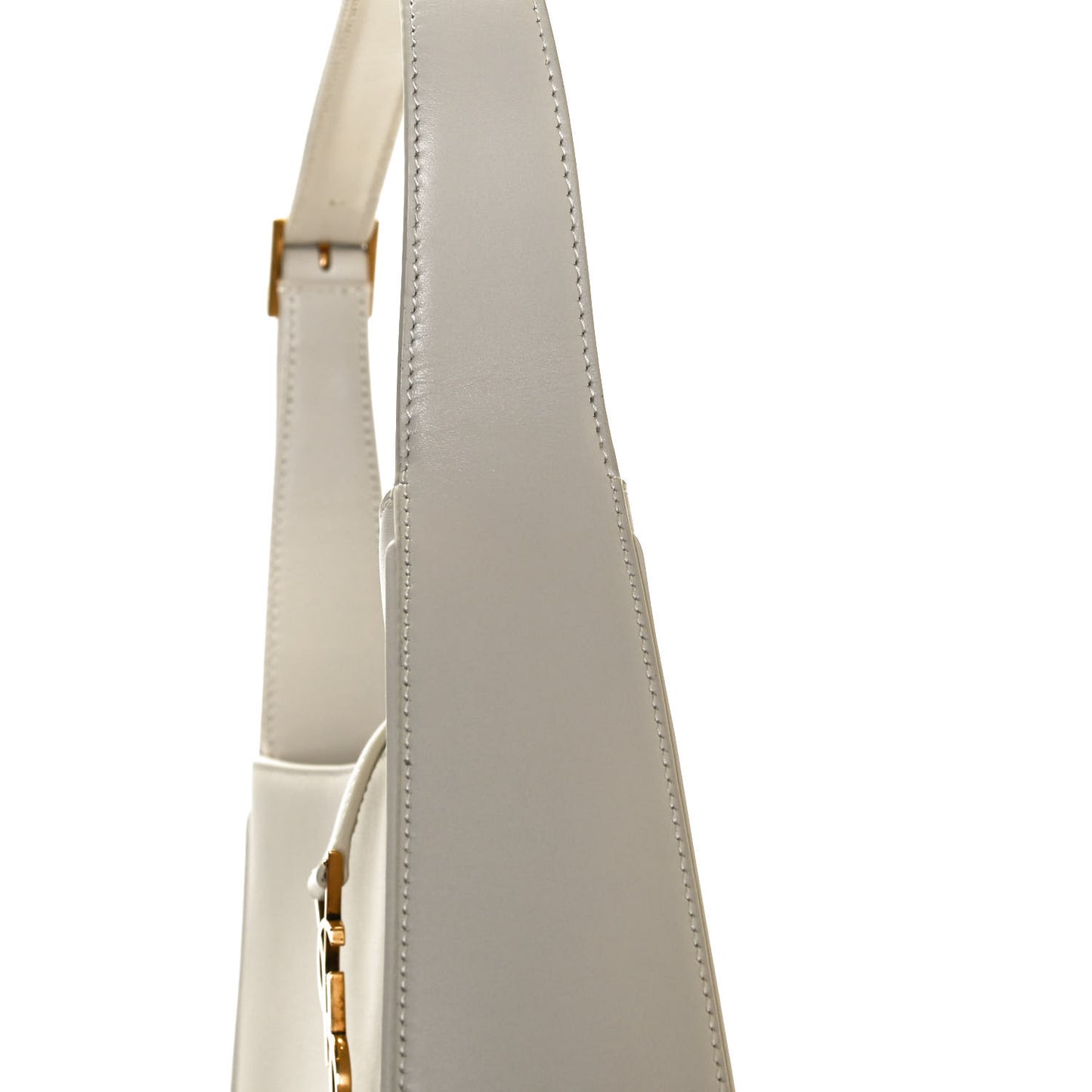 Smooth Calfskin Le 5 A 7 Hobo Blanc Vintage