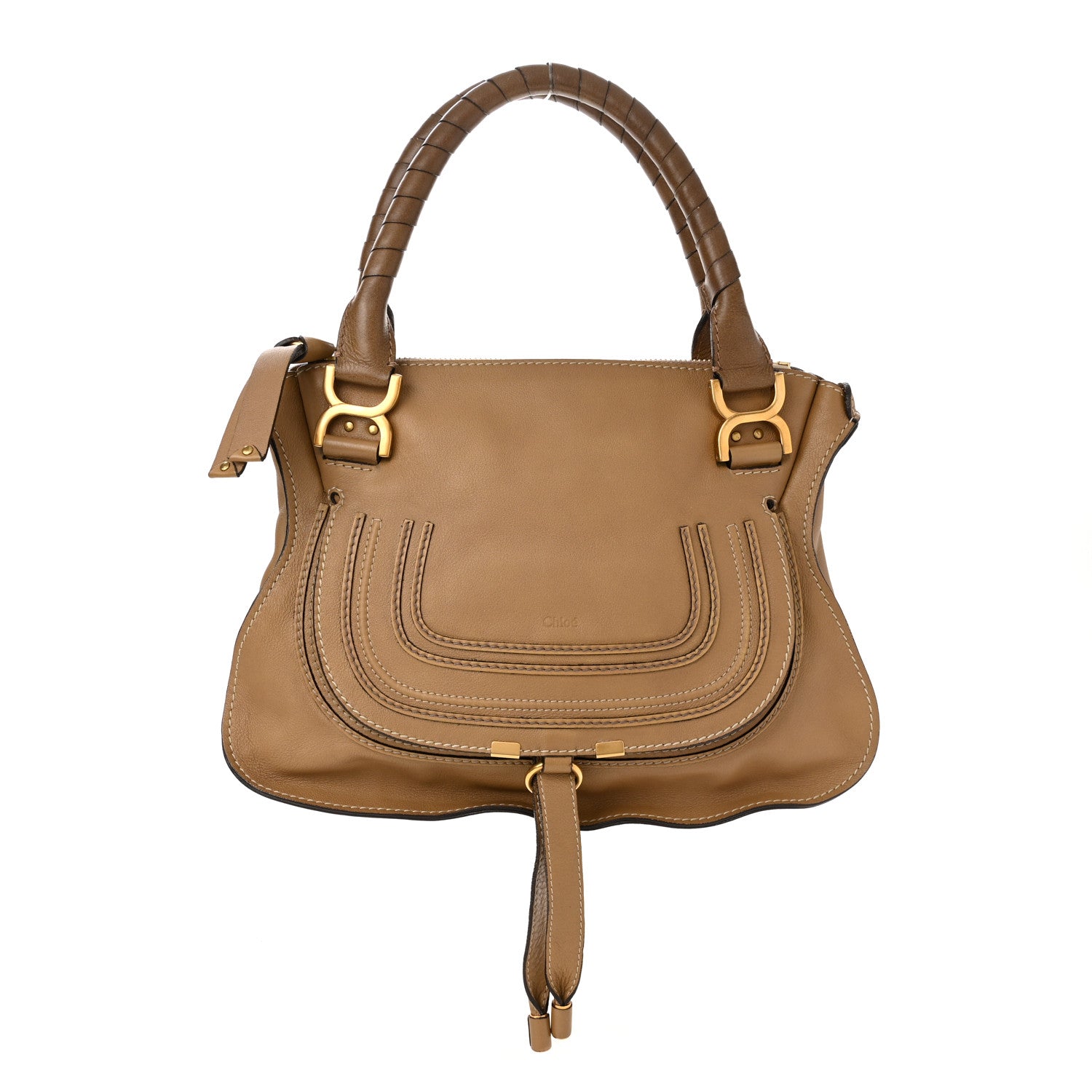 Chloe Calfskin Small Marcie Satchel Nut 1 of 10