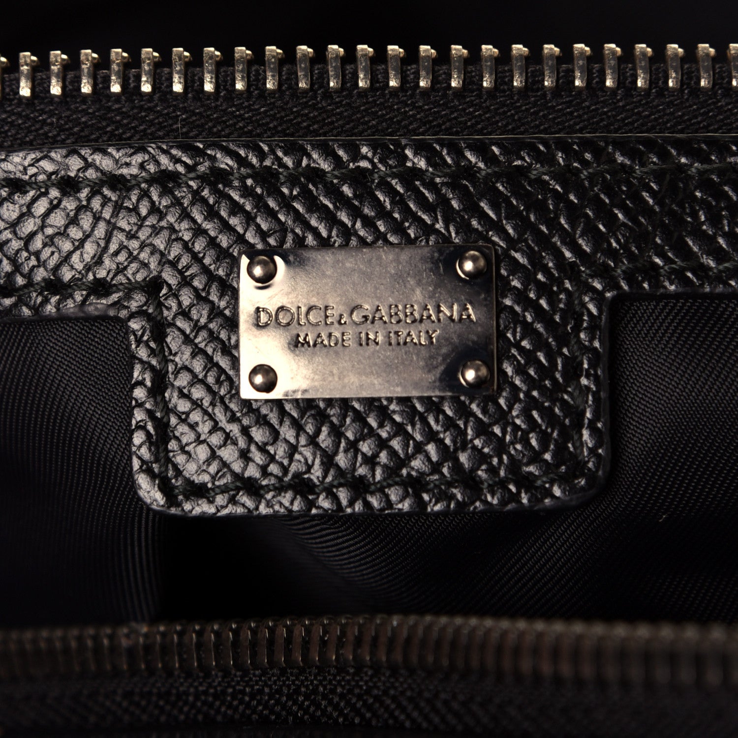 Dolce & Gabbana Nylon Leopard Print Duffle Bag Dark Green 6 of 11