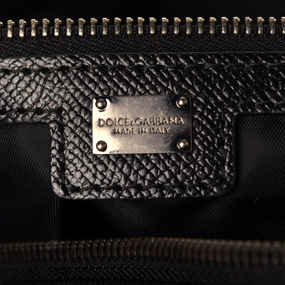 Dolce & Gabbana Nylon Leopard Print Duffle Bag Dark Green 6 of 11