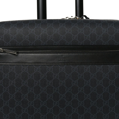 Gucci GG Supreme Monogram Calfskin Small Carry On Trolley Black 8 of 10