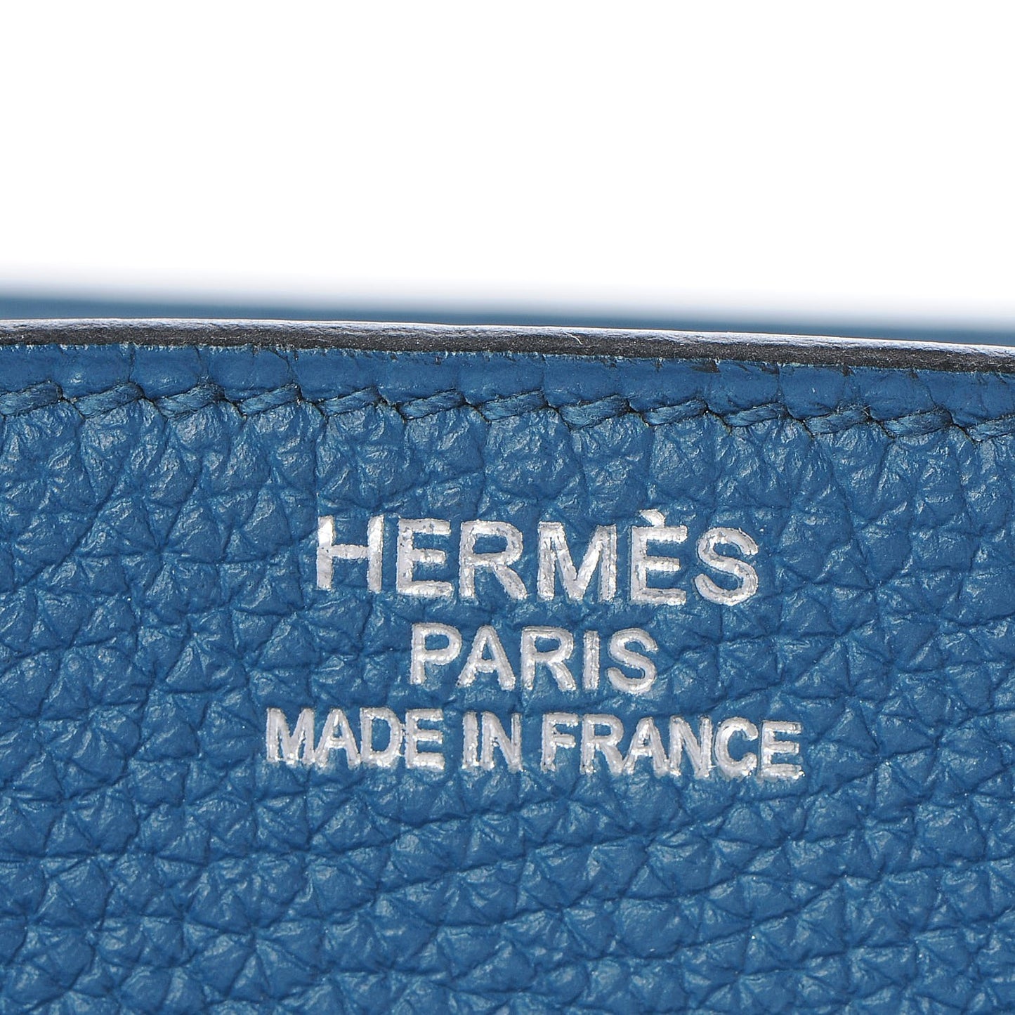 Togo Birkin 35 Bleu de Galice