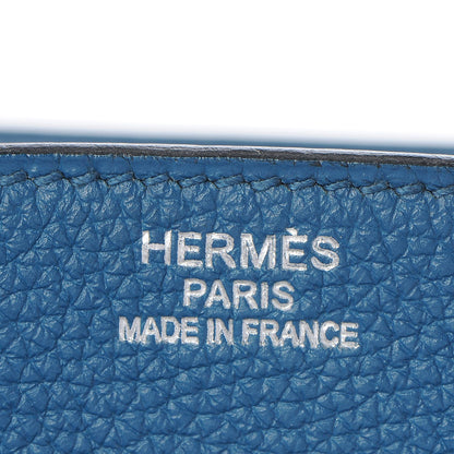 Hermes Togo Birkin 35 Bleu de Galice 20 of 33