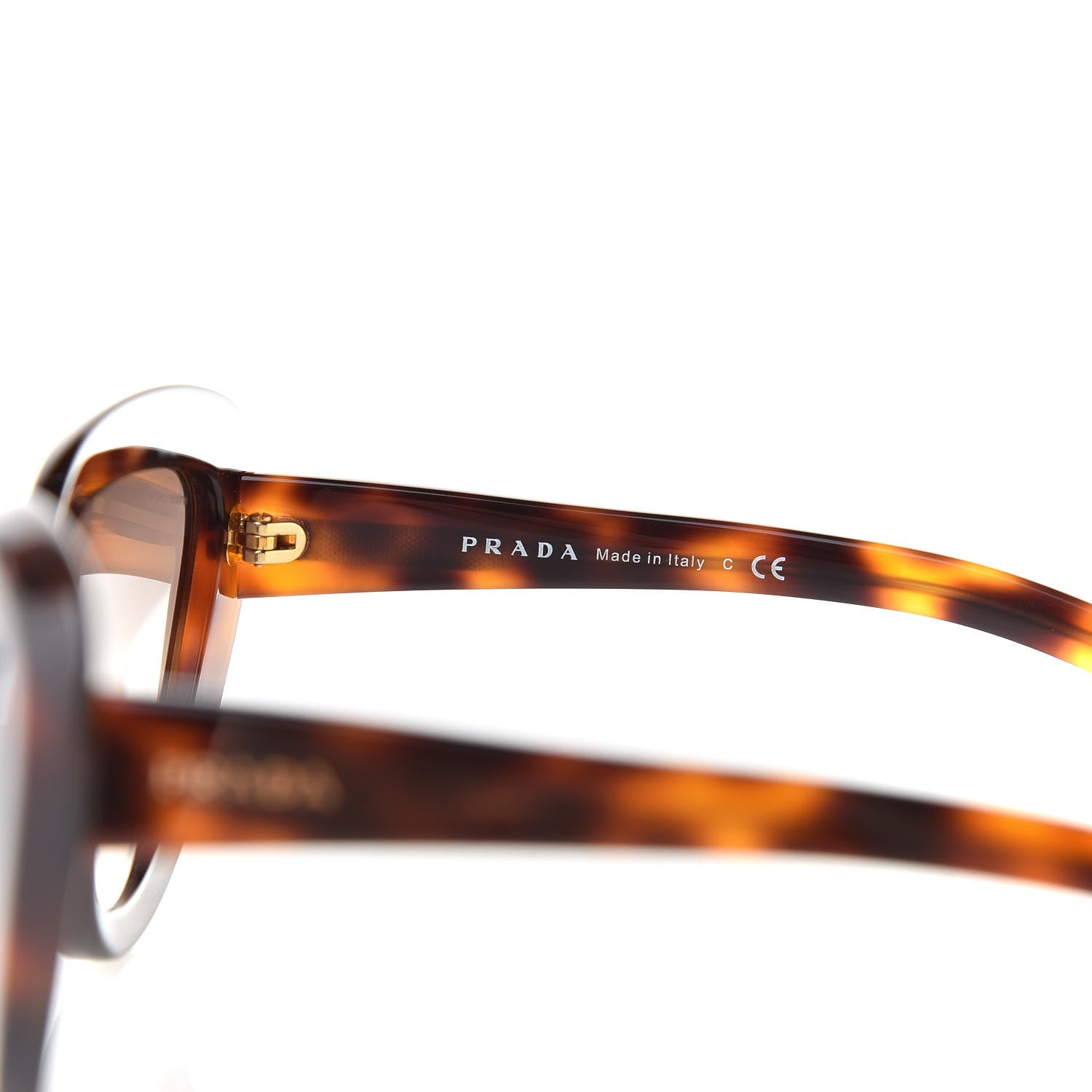Prada Cat Eye Sunglasses SPR 08R Tortoise 6 of 8
