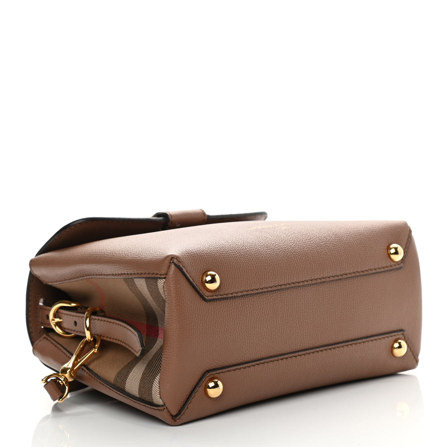 Derby Calfskin House Check Small Camberley Dark Sand