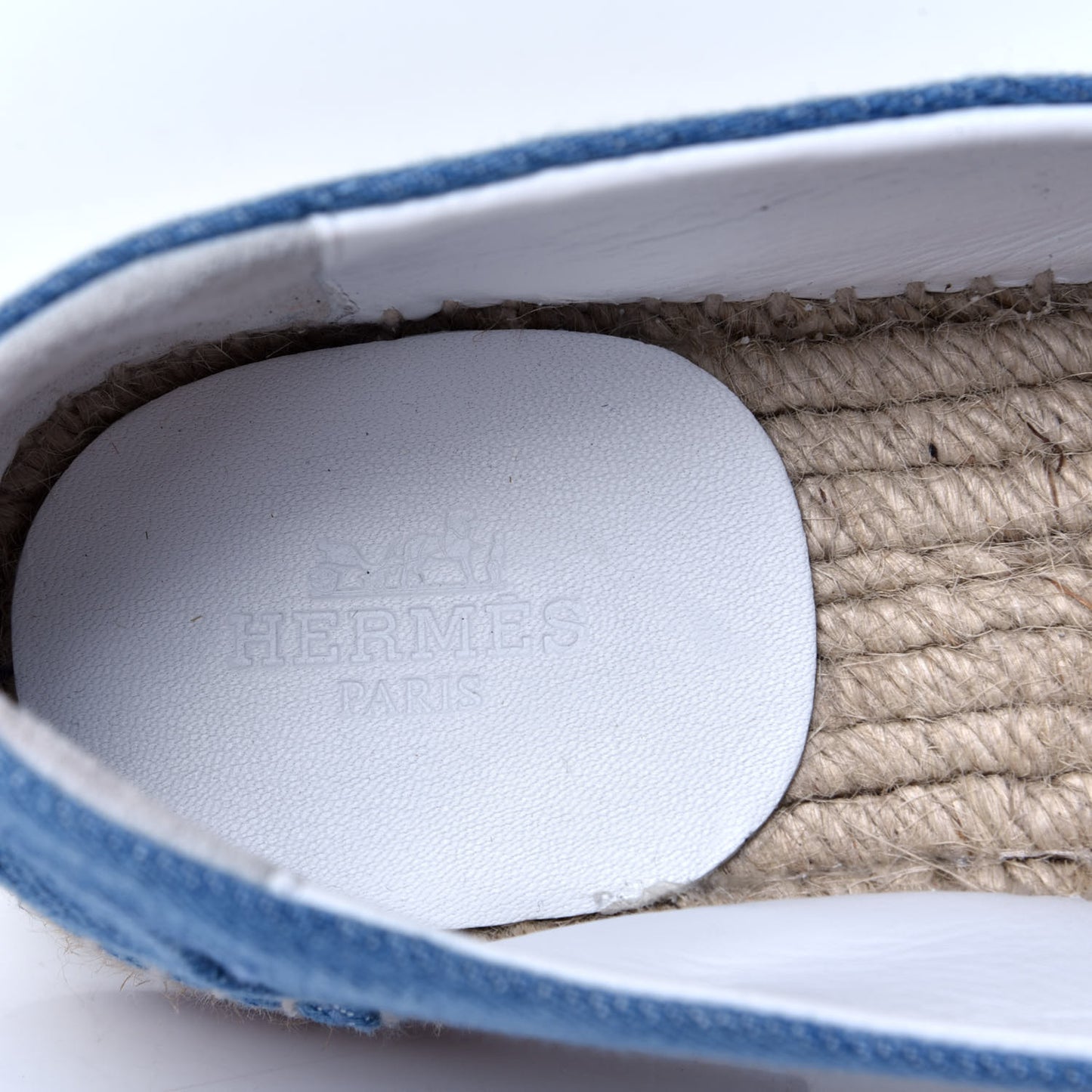 Denim Canvas Womens Trip Espadrilles 37 Bleu Clair